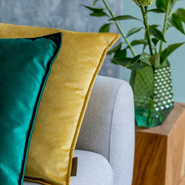 Velvet Euro Shams Etsy