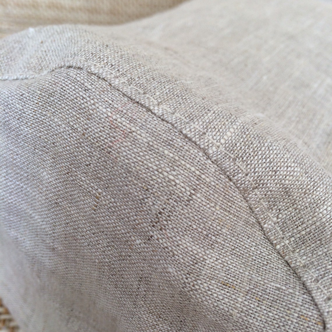 Bolster Pillow Case Linen With Hidden Zipper Neckroll Case Etsy