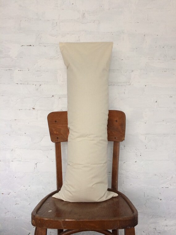 Buckwheat lumbar body pillow insert Extra large organic Etsy