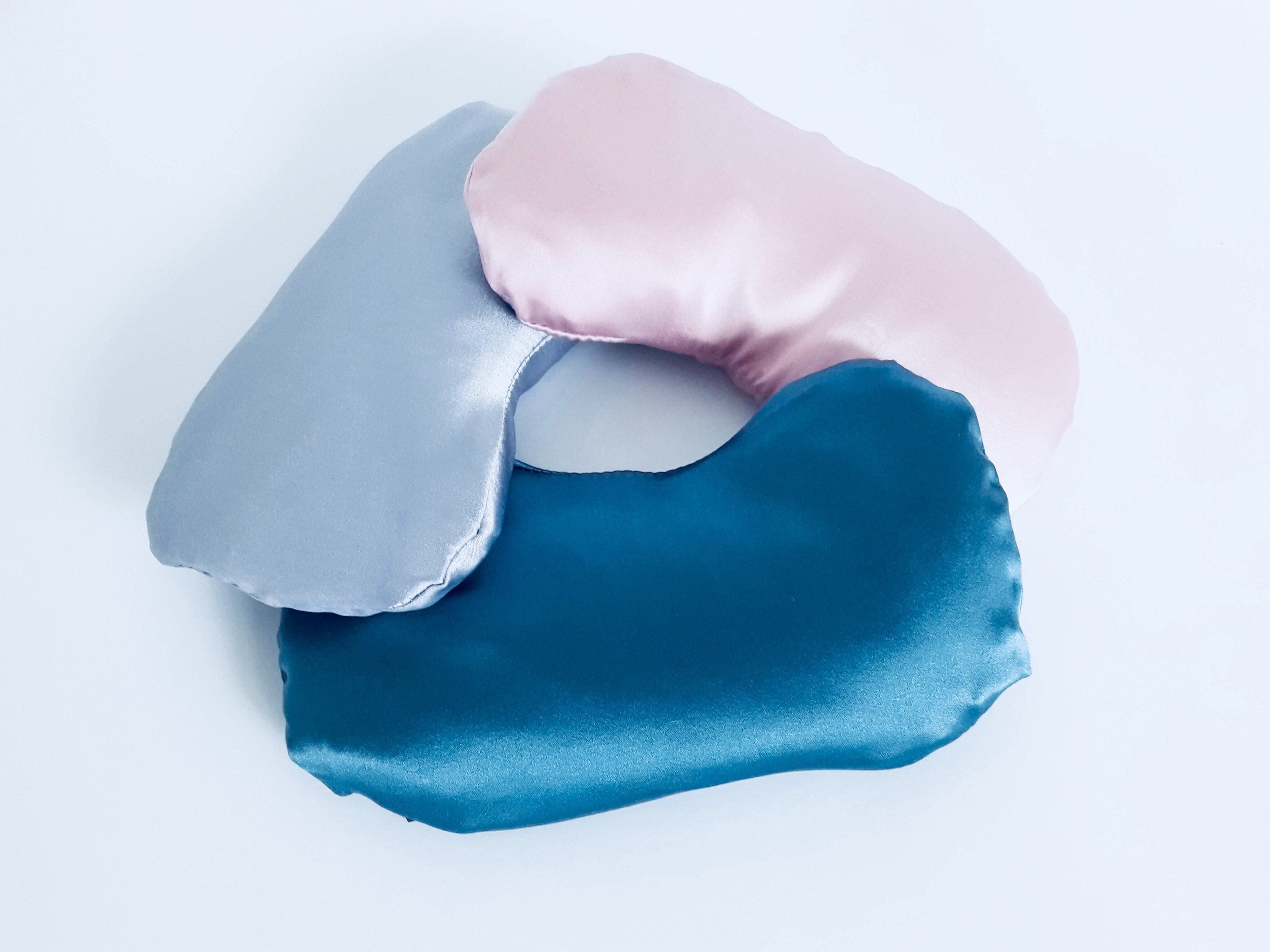 Eye pillow silk Removable cover Stress eye relief Gift for Etsy