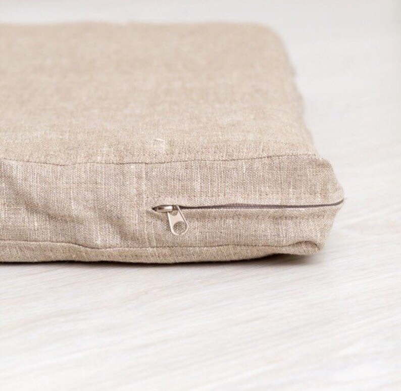 Linen Crib Mattress Cover Natural Eco Friendly Fabric Etsy