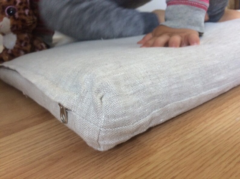 Children Playing Floor Mat Linen Removable Cover Baby Etsy