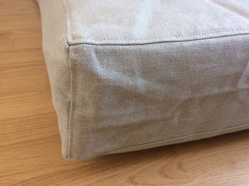 Linen Mattress Cover Fully Encased Zippered Mattress Etsy