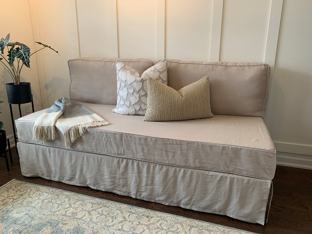 Custom Couch Covers Daybed Covers Any Size Mattress Cover Bed Skirt - Etsy