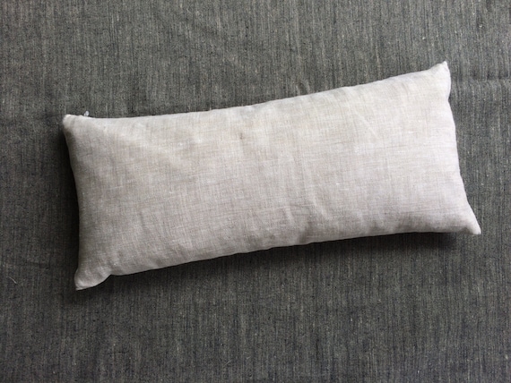 Lumbar buckwheat pillow with linen Buckwheat Husk Pillow and Pillowcase