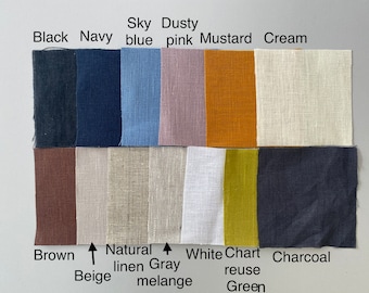 Medium Weight Linen Swatches