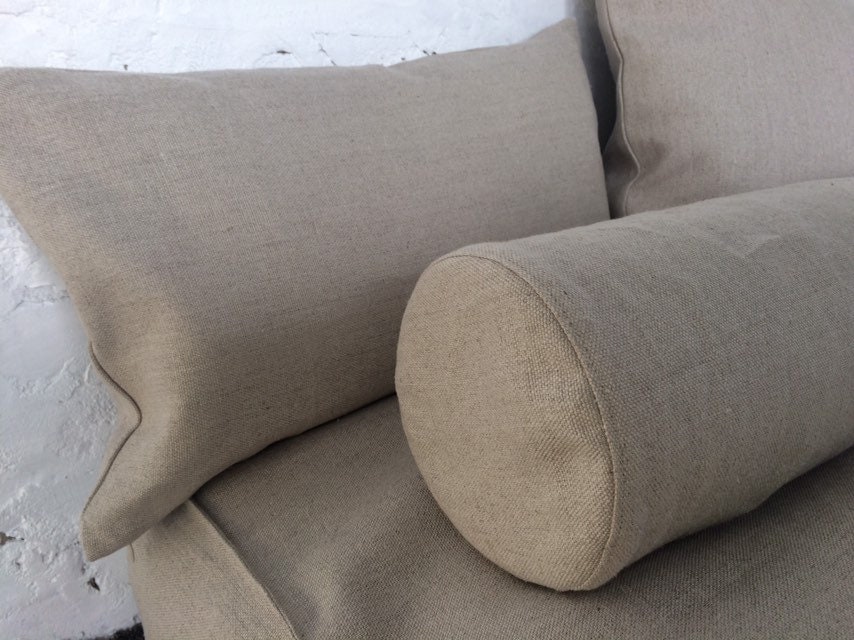 Bolster Linen Pillowcase Daybed Couch Sofa Bolster Cover Etsy UK