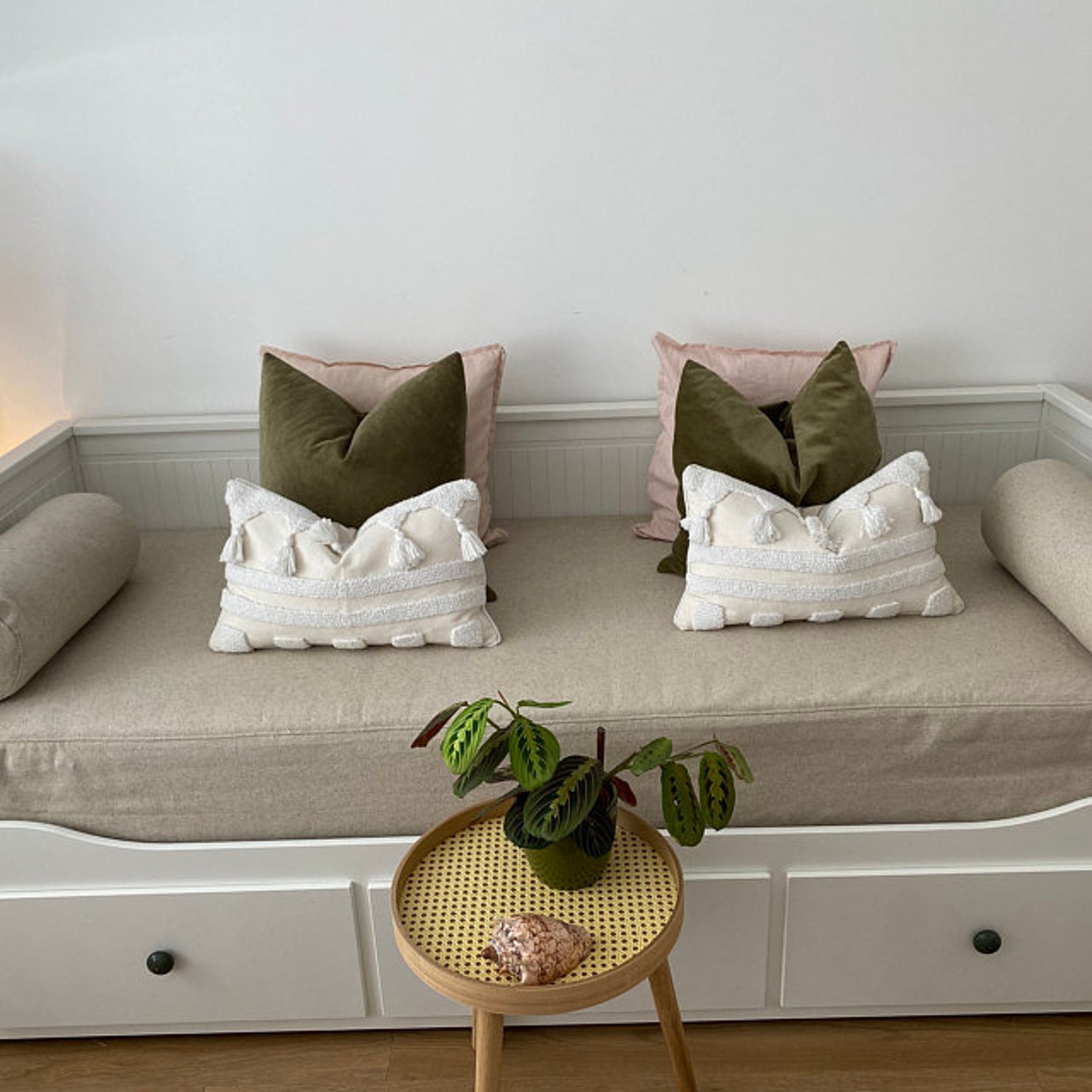 Durable Daybed Cover Linen Zippered Mattress Cover Any Etsy