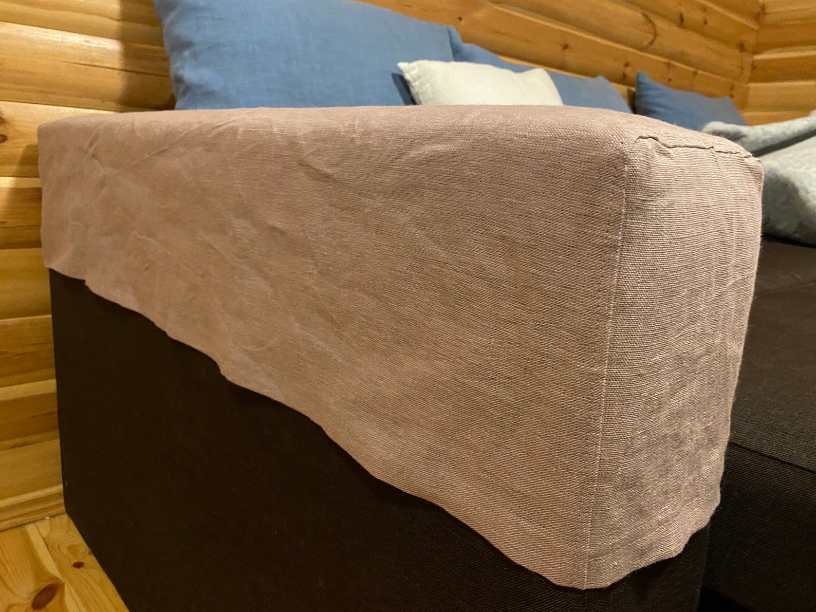 Armrest Covers Linen Slipcovers for Armrests Couch cover Etsy