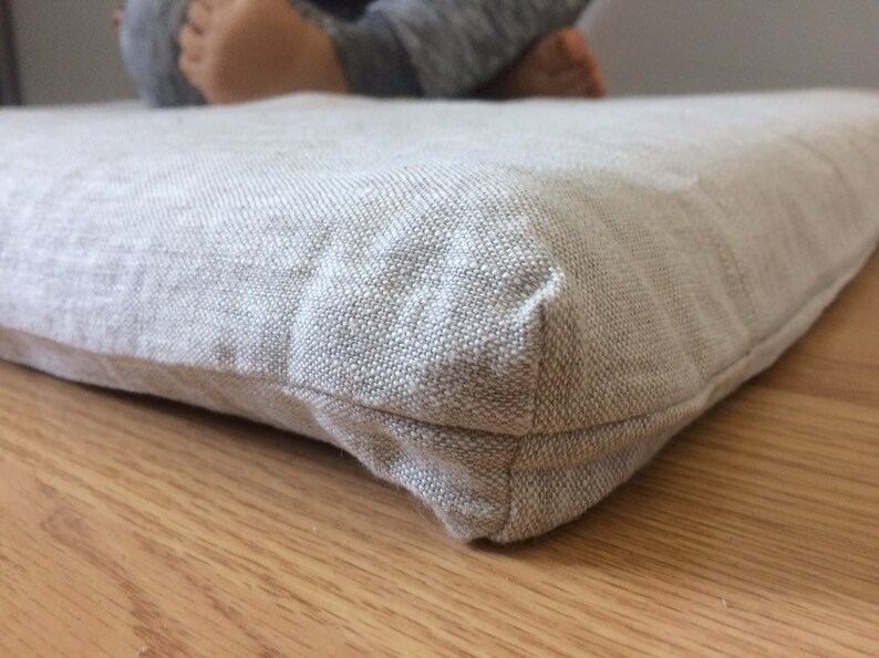 Children Playing Floor Mat Linen Removable Cover Baby Etsy