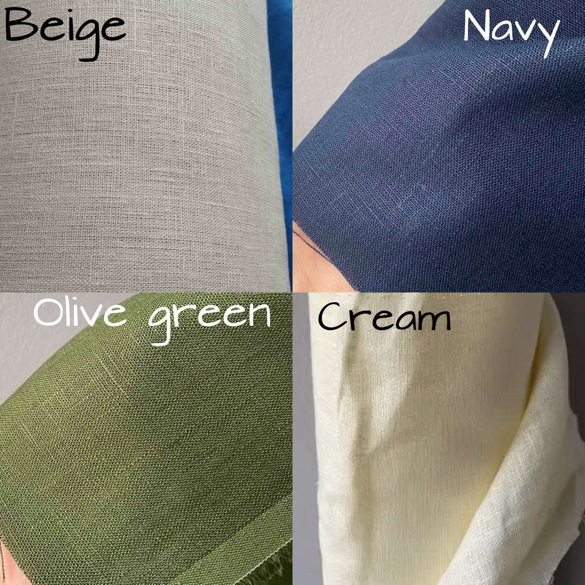 Natural Mattress Cover Pure 100 Linen Fully Enclosed Etsy