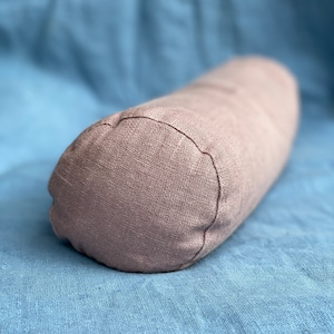 Durable Linen Bolster Cover Pure Linen