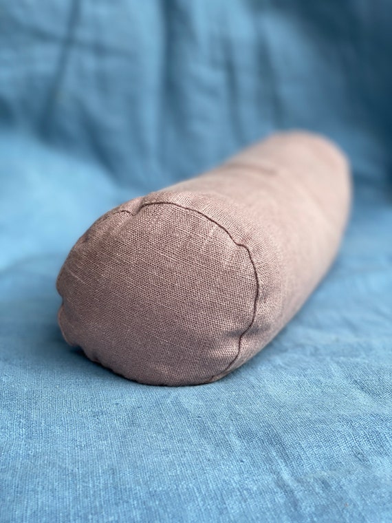 Durable Linen Bolster Cover Pure Linen
