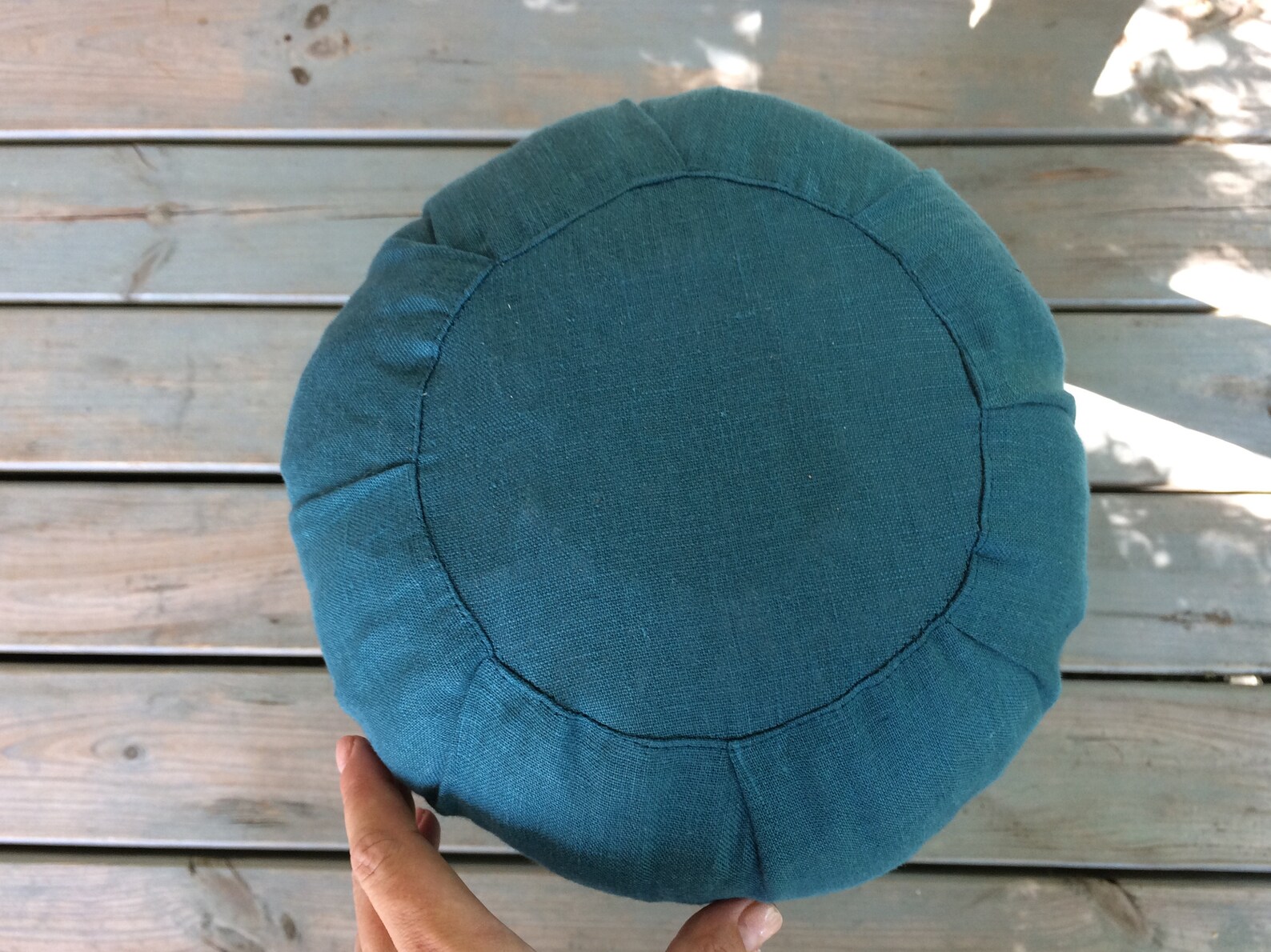 Round Yoga Bolster Cover/pure Linen Bolster Case/custom Size Etsy