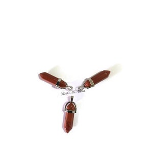 Red Jasper ReikiMiAlma Silver Necklace image 2