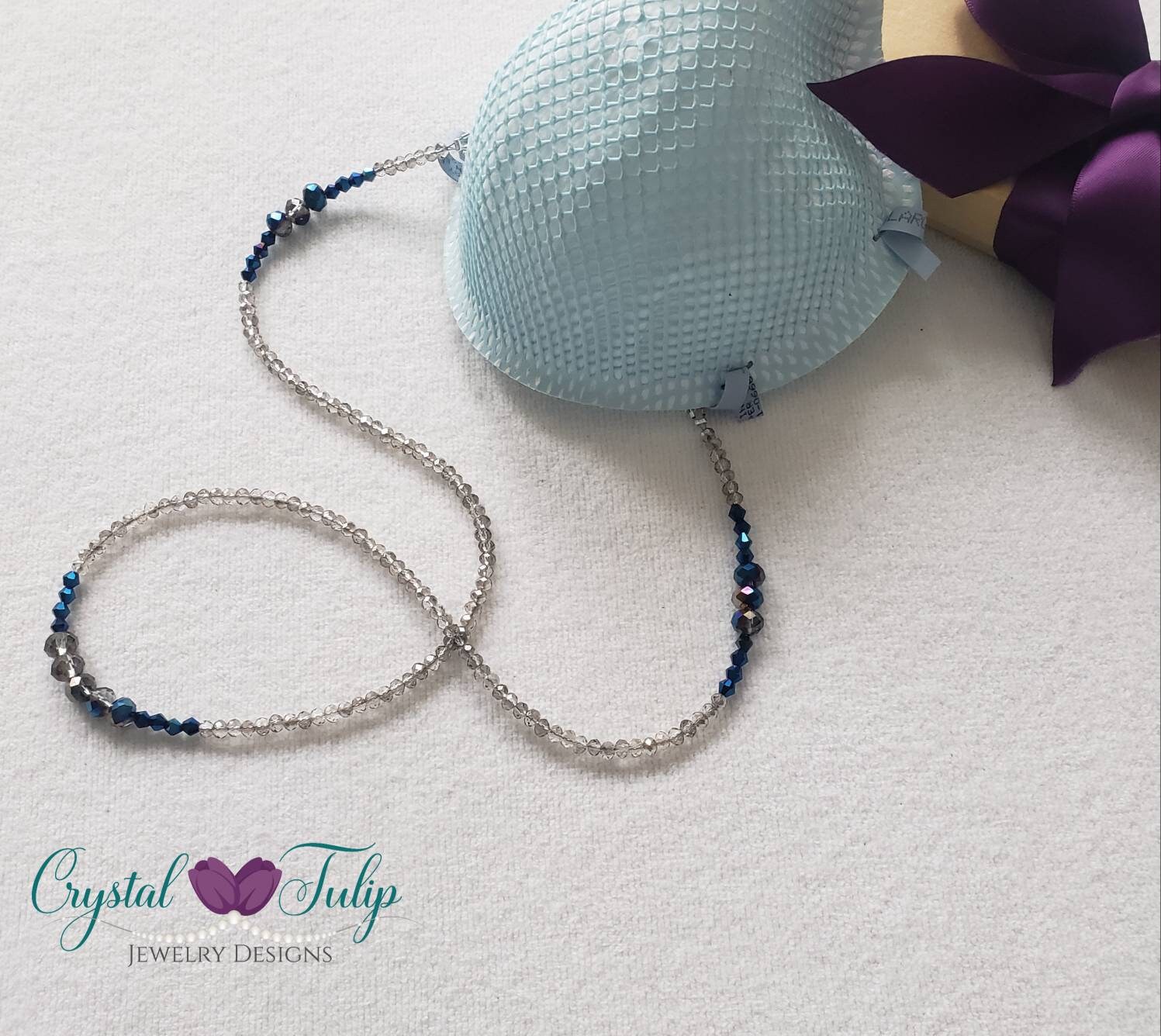 Gray and Silver Mask Lanyard Beaded Face Womens Face Mask Lanyard Silver Mask Keeper Mask Holder Mask Necklace Mask Chain Face Mask Jewelry