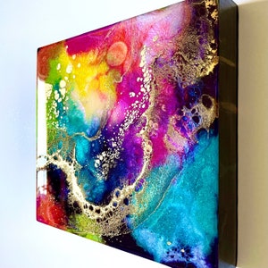 Made-to-order 8 X 8 Abstract Painting Resin Art Resin Painting