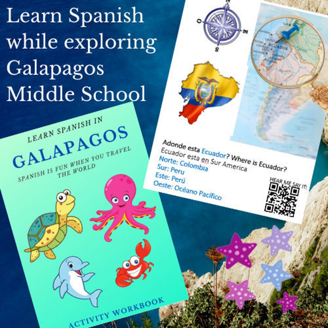 Spanish Activity Book 33 Pages for Pre and Middle School Fully ...