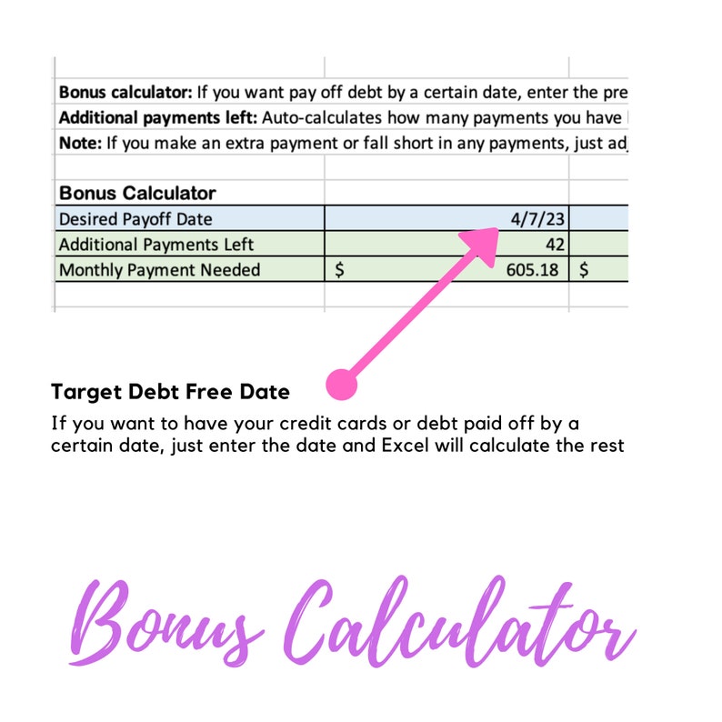 Dave Ramsey Snowball Effect Excel Budget Calculator Etsy