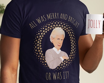 True Crime Christmas T-Shirt: Funny Keith Morrison Dateline Fan Gift