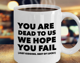 Sarcastic Coworker Goodbye Mug: Funny Farewell Gift