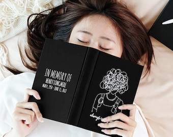 Personalized Grief Journal: Memorial Gift, Bereavement Therapy