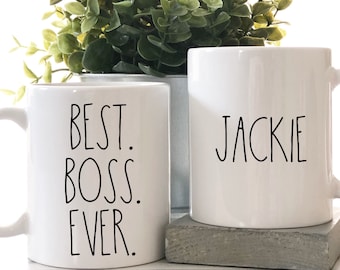 Women Boss Gifts, Boss Mug, Boss Leaving Gift, Best Boss Ever, Leader Gift, Boss Day, Gift for Boss, Boss Christmas Gift, Minimalist