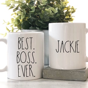 Women Boss Gifts, Boss Mug, Boss Leaving Gift, Best Boss Ever, Leader Gift, Boss Day, Gift for Boss, Boss Christmas Gift, Minimalist