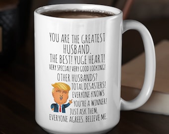 Funny Trump Husband Mug: Political Satire Gift