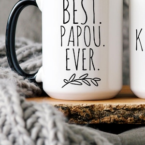 Personalized Papou Coffee Mug Gift for Greek Grandpa Papou Mug Grandpa Gifts Grandparents Day Fathers Day Gift Greek Coffee Cup Greek Gifts