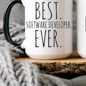 Personalized Software Developer Coffee Mug, Gift for Programmer, Custom Software Engineer Mug, Tech Guy Gift, Best Software Developer Ever