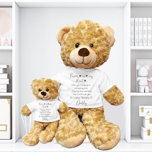 Personalized Memorial Teddy Bear: Sympathy Gift for Child (22 inch)