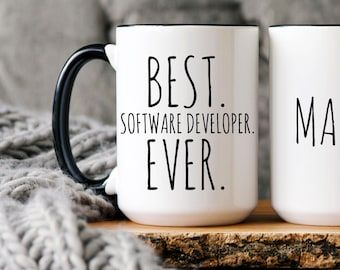 Personalized Software Developer Mug: Custom Tech Gift