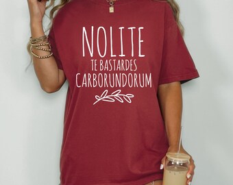 Nolite Te Bastardes Carborundorum Comfort Colors T-Shirt: The Testaments, TV Show Apparel, Don't Let the Bastards Grind You Down