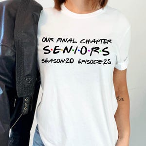 Senior 2026 Shirt: Friends Inspired Graduation T-Shirt