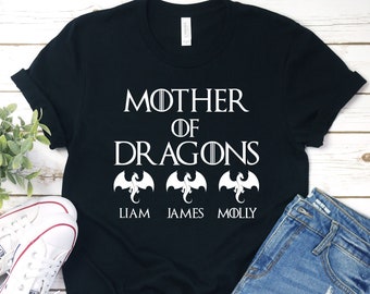 Black Mother of Dragons Best Mom Series Quote_MA3456 Hoodie Hoody Sweater