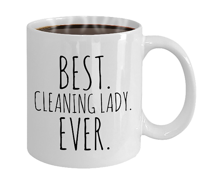 BEST CLEANING LADY Ever Mug Gift for Housekeeper Gift for Maid Etsy