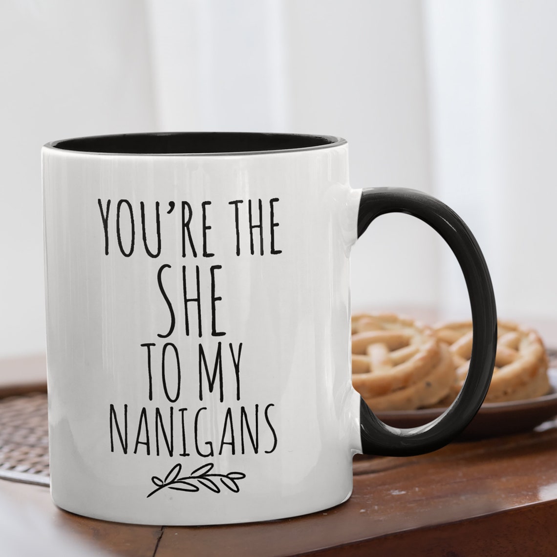 You're The She To My Nanigans - Gift For Besties, St. Patrick's Day - Personalized Mug