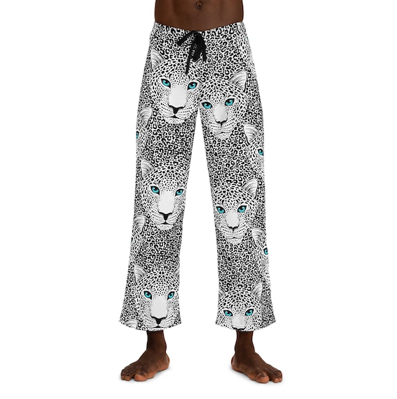 Mens Leopard Pajamas Junzan Men'S Pajama Pants Leopard Print St