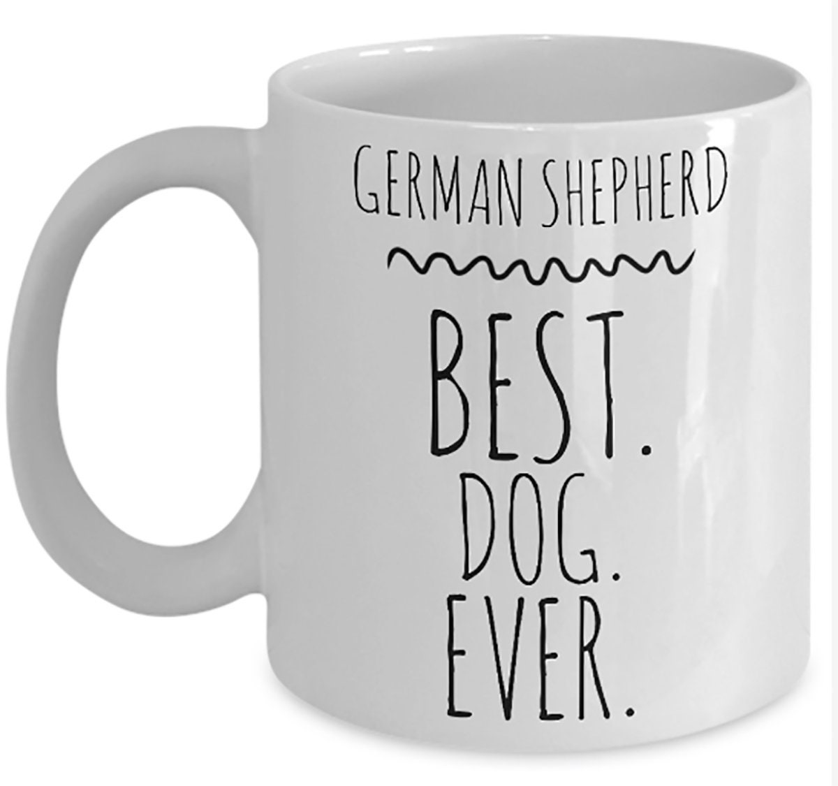 German Shepherd Personalized Dog Photo Mug Custom Pet Name - Etsy