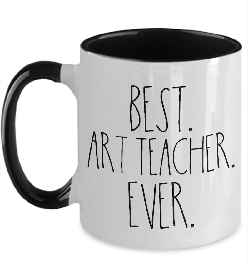 Art Teacher Gifts Best Art Teacher Ever Mug Gift From Art Etsy