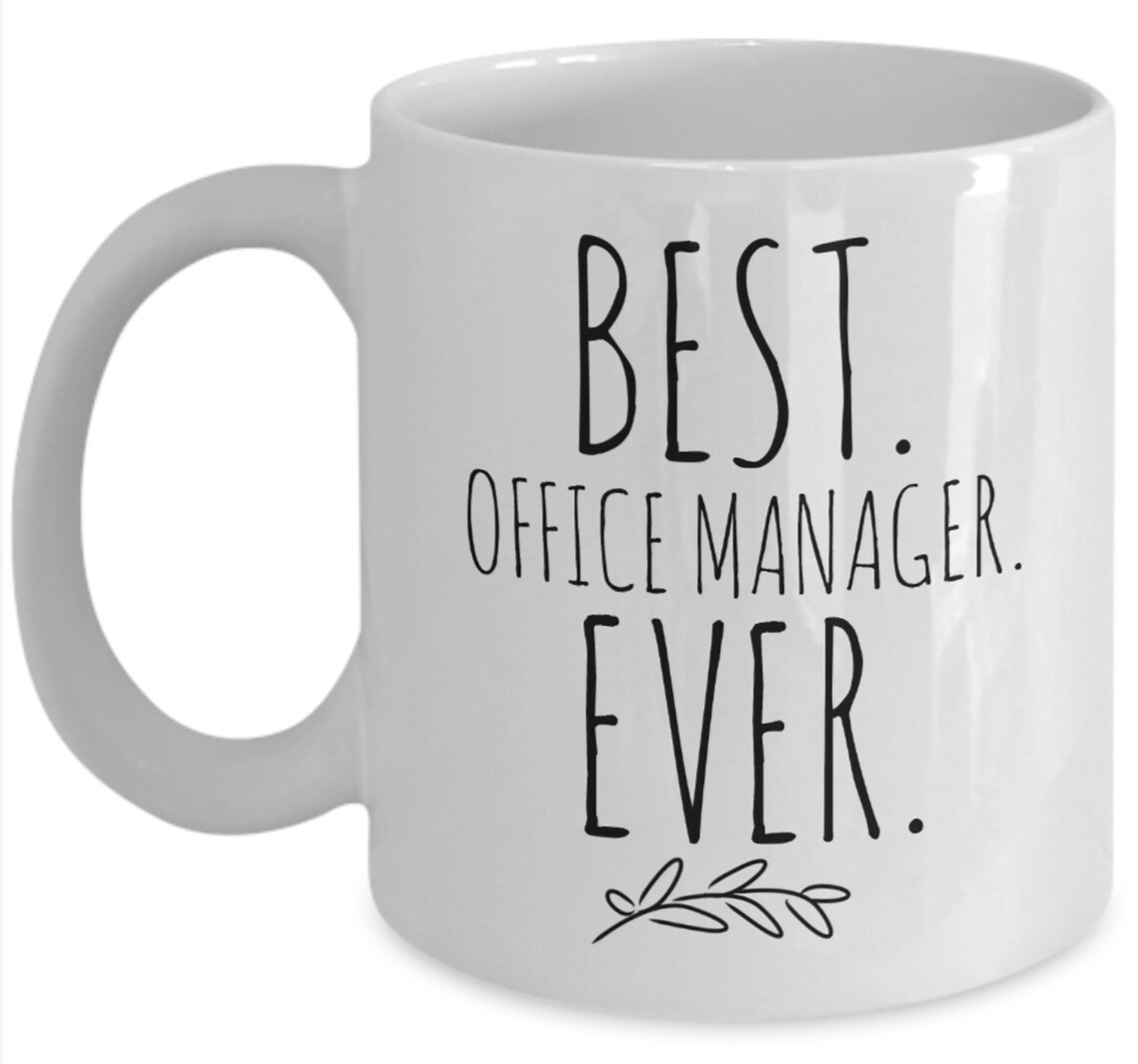 Office Manager Mug Office Manager Gift Best Office Manager Etsy