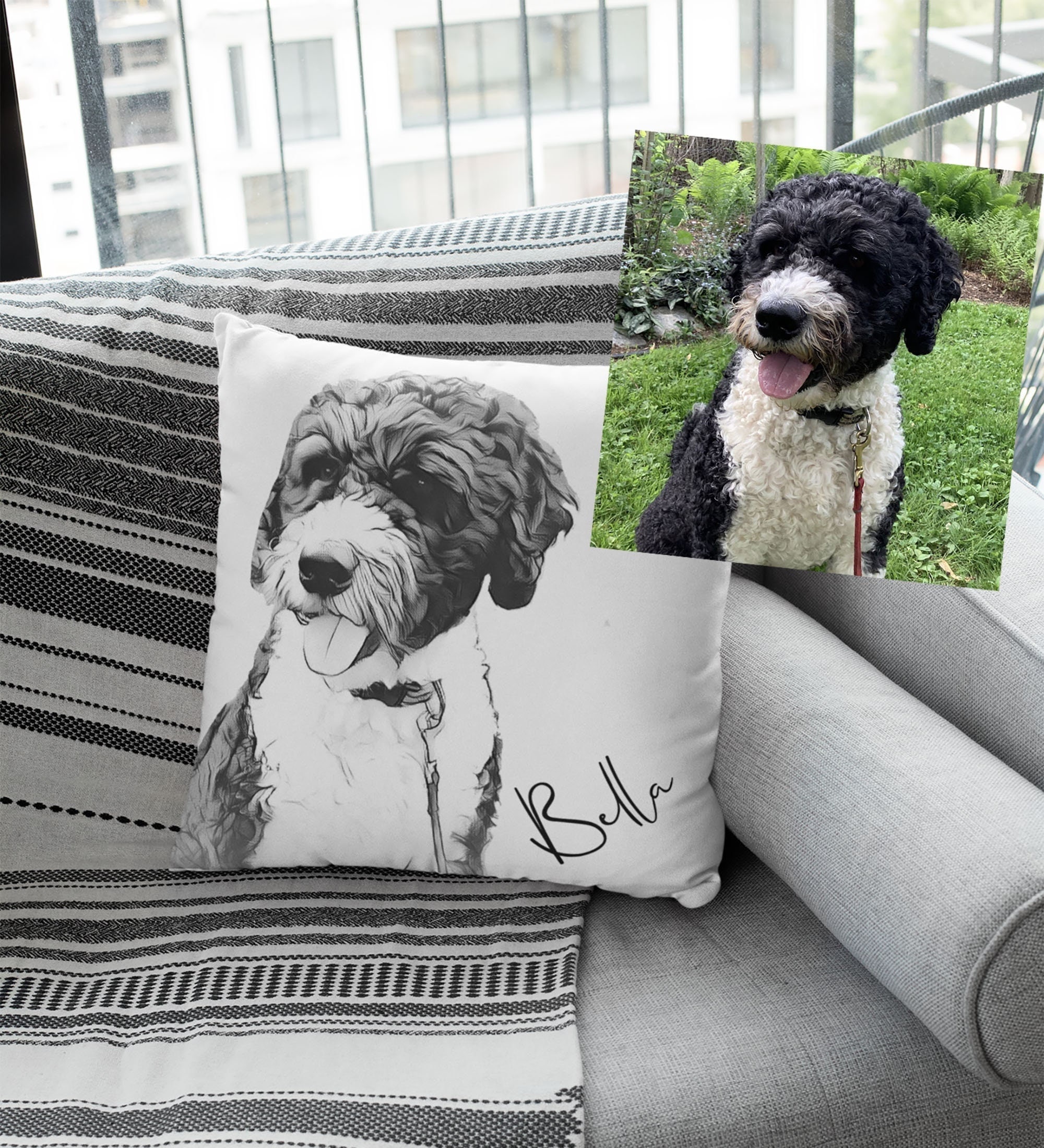 dog outdoor pillow