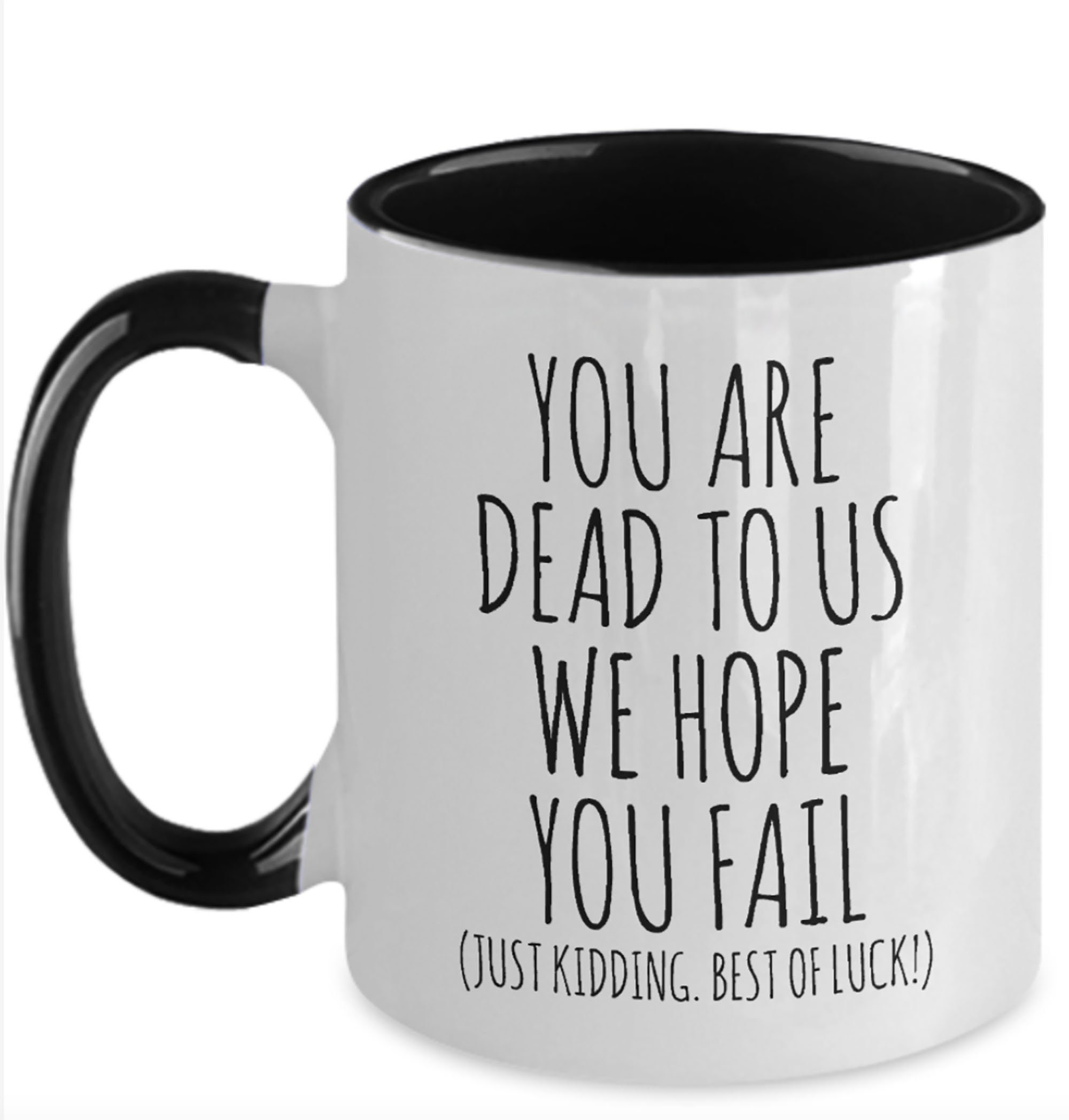 Funny mugs for coworker,You're Dead to Us Now,Colleague Farewell,Retirement  Gift,Coworker Goodbye,coworker leaving gift Coffee Mug by pillowaza