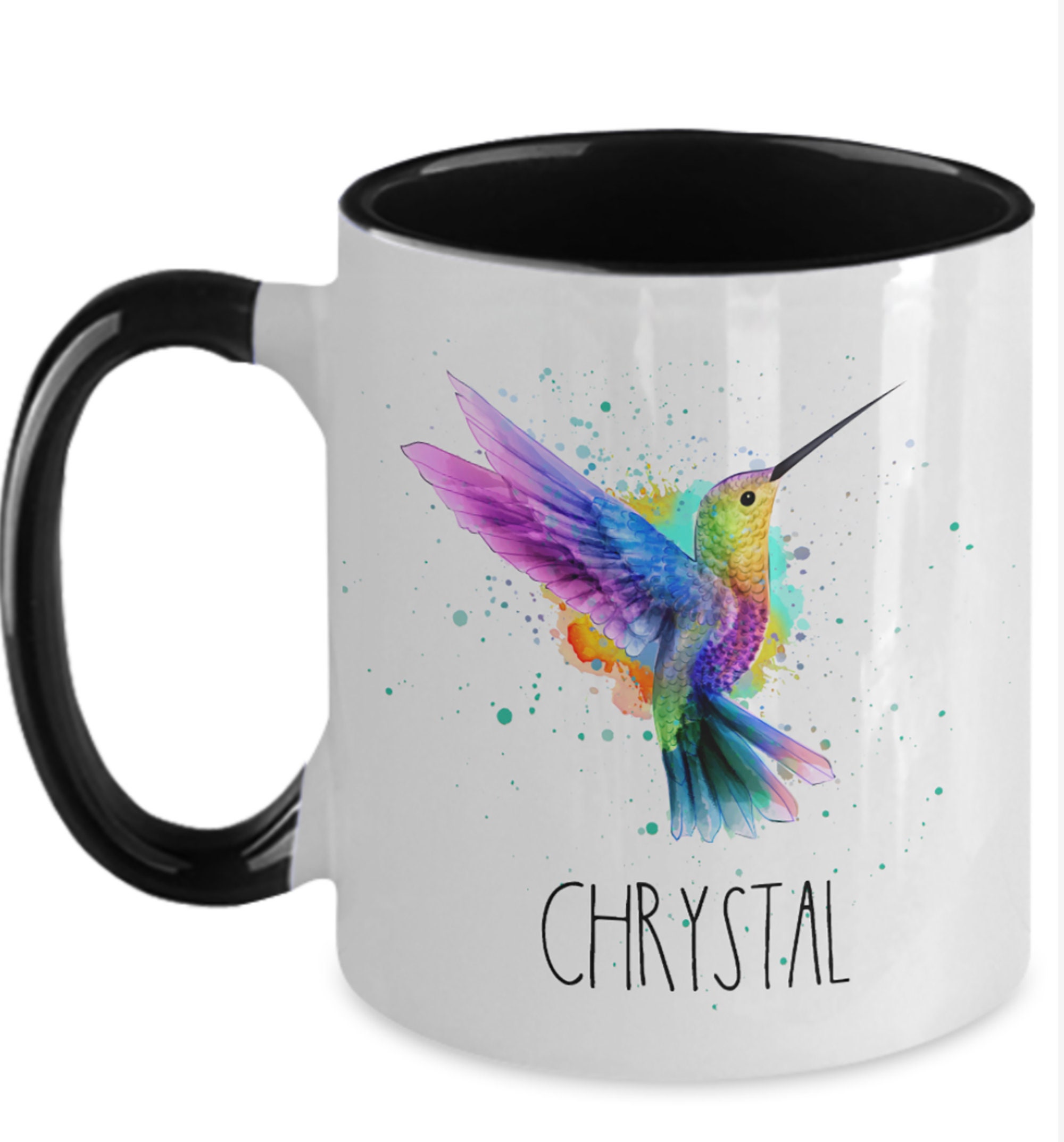 Hummingbird Mug Personalized Hummingbird Lover Gift Etsy