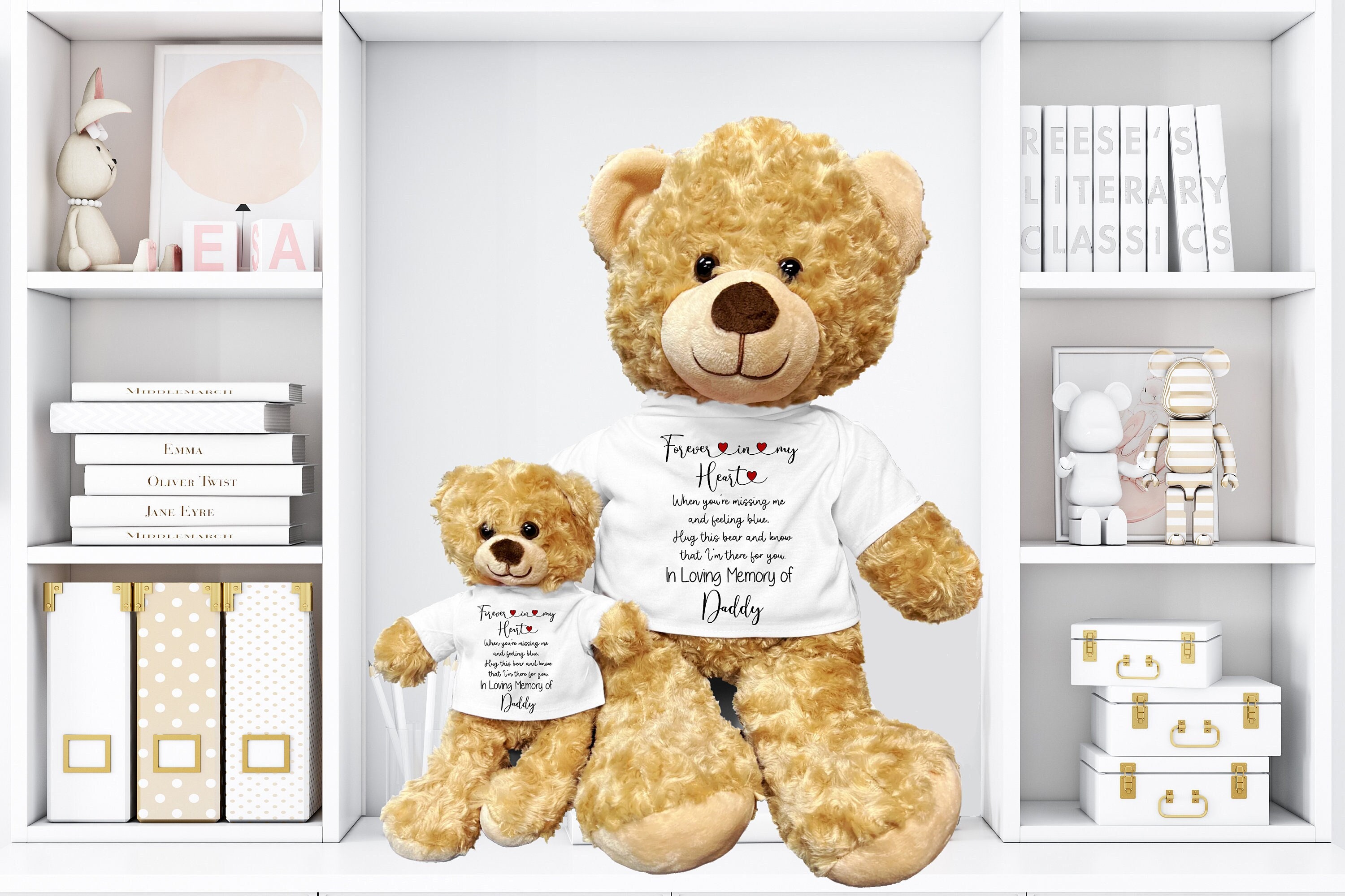 Personalized Memorial Teddy Bear: Sympathy Gift for Child (22 Inch