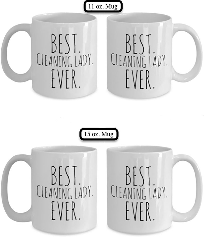 BEST CLEANING LADY Ever Mug Gift for Housekeeper Gift for Maid Etsy