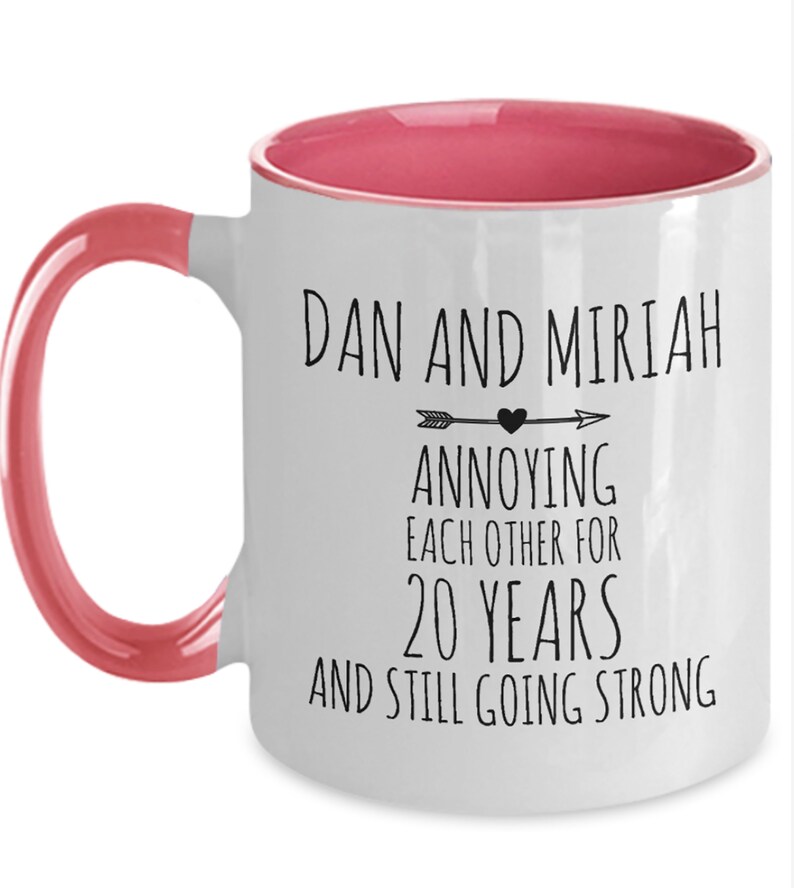 Personalized Wedding Anniversary Mug Funny Anniversary Gift Etsy