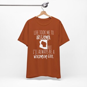 Personalized Home State Tshirt for Her, Moving Away Gift, Life Took Me to Another State, Always Be Custom State Girl, Native State Autumn