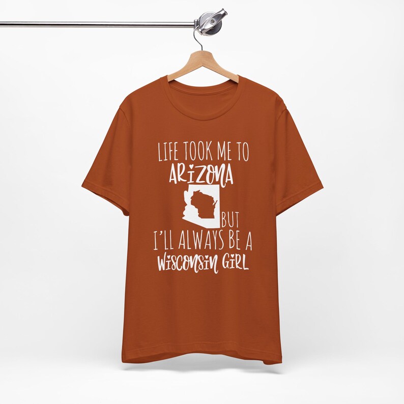 Personalized Home State Tshirt for Her, Moving Away Gift, Life Took Me to Another State, Always Be Custom State Girl, Native State Autumn